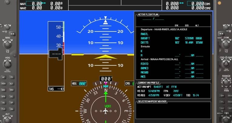 G1000 menu